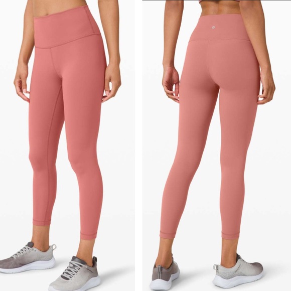 lululemon athletica Pants - Lululemon Wunder Train High-Rise Tight 25" in Brier Rose